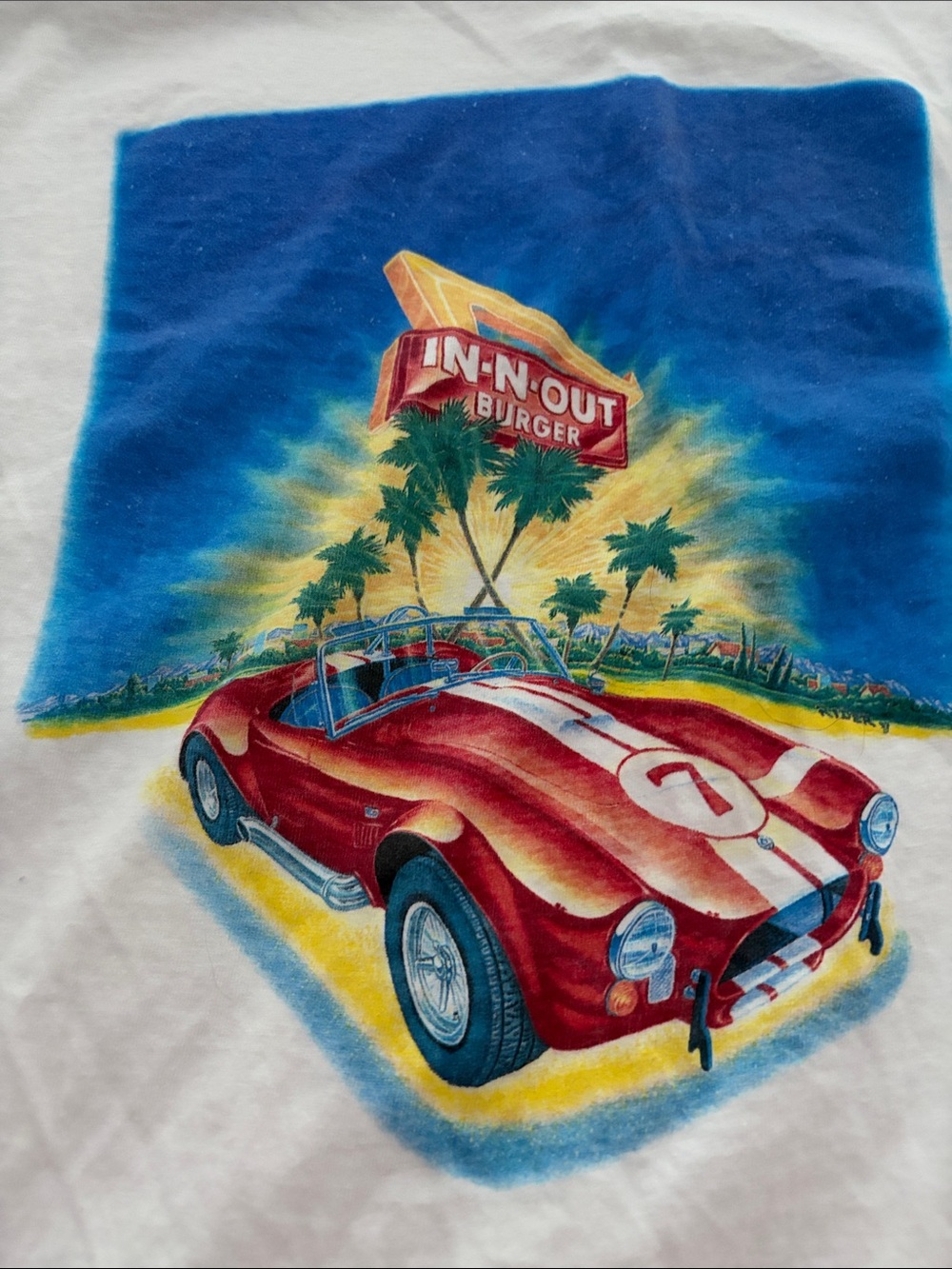 NWOT Official In-N-Out California White Short-Sleeve T-Shirt - Picture 5 of 6